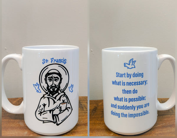 The Francis Of Assisi Mug - Drinklings