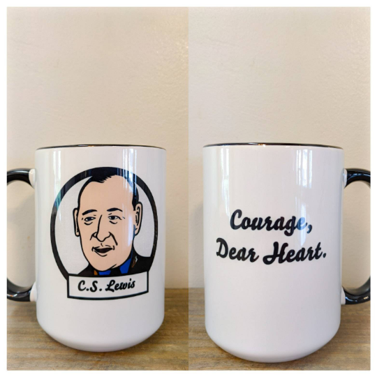 C.S. Lewis - Courage Dear Heart Mug - Drinklings