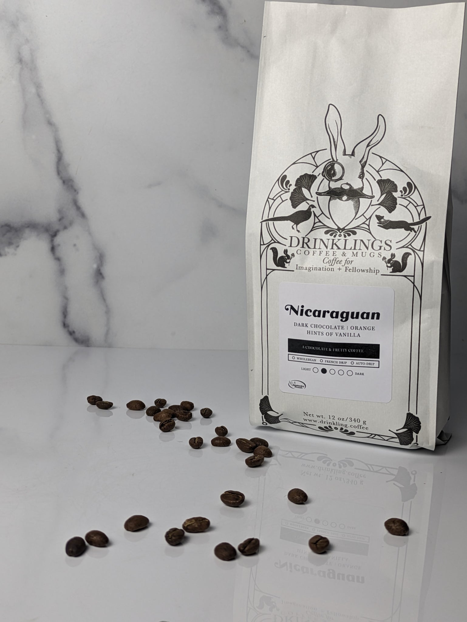 Nicaraguan -An Orange, Dark Chocolate, and Hints of Vanilla Coffee