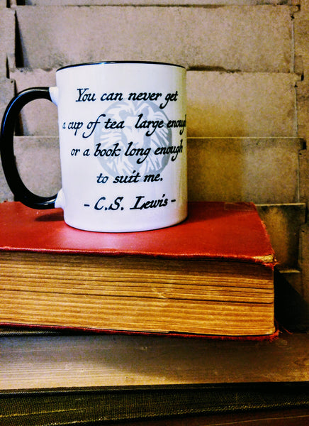 The C.S. Lewis on Tea and Books Mug - Drinklings