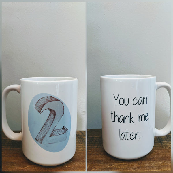 The Enneagram Mug  - Number Two (The Helper) - Drinklings