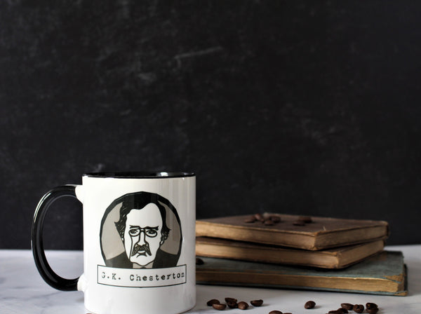 The G.K. Chesterton Mug - The Poets Have Been Mysteriously Silent on the Subject of Cheese