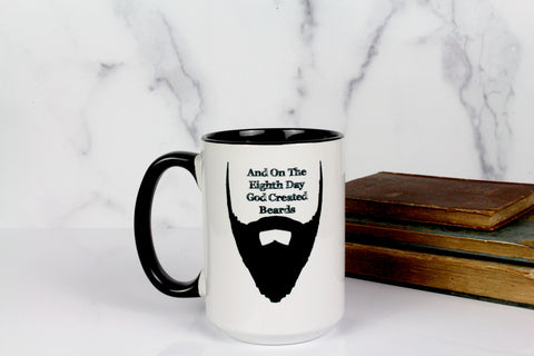 The On the Eighth Day God Created Beards Mug