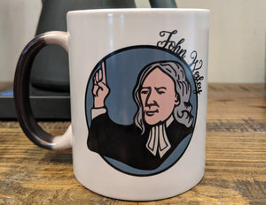 The John Wesley Mug - My Cup is Strangely Warmed Magic Mug - Drinklings
