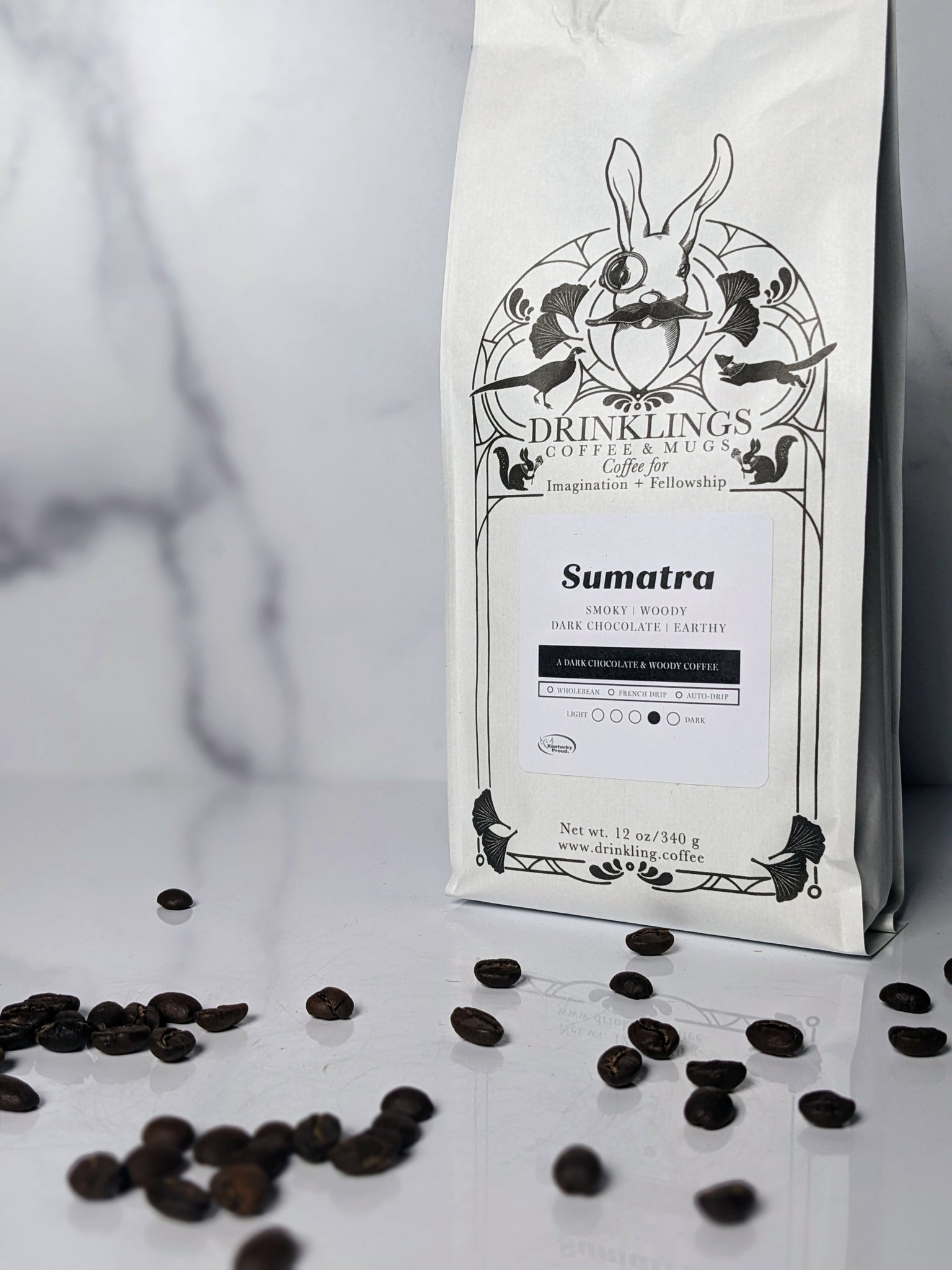 Sumatra - A Dark Chocolate and Woody Coffee (Medium-Dark Roast)