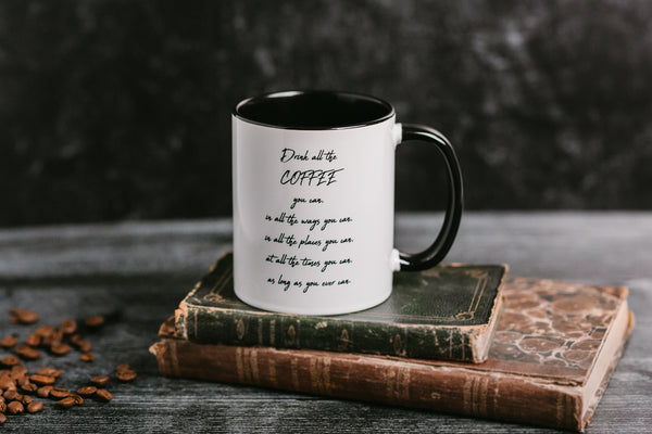 The John Wesley Mug - Drink All the Coffee You Can