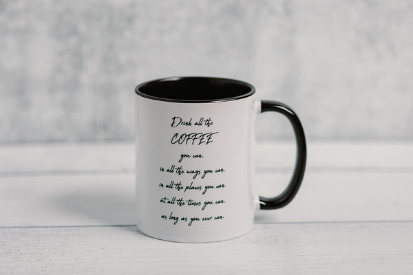 The John Wesley Mug - Drink All the Coffee You Can