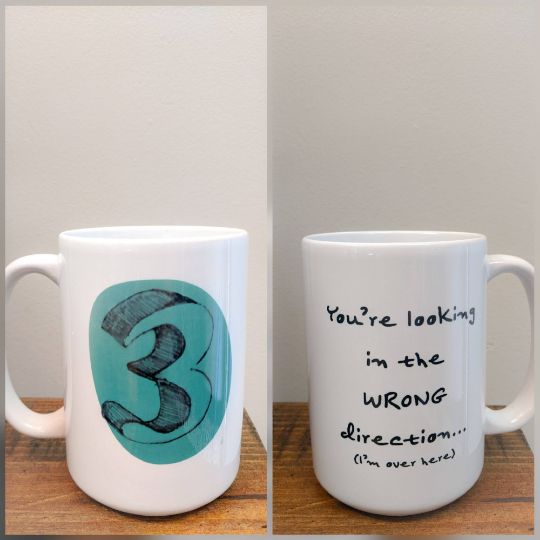 The Enneagram Number Mug - Number Three (The Performer) - Drinklings