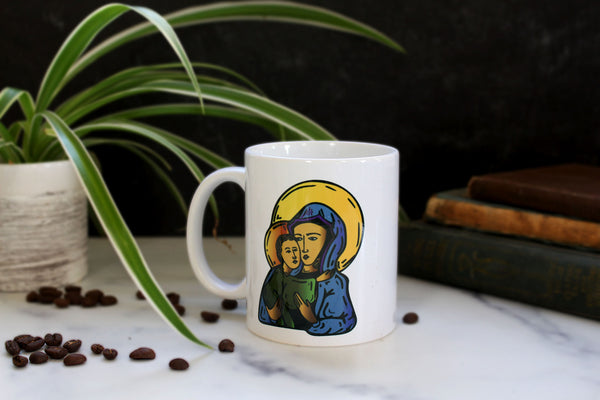 The Mary and Jesus Icon Mug