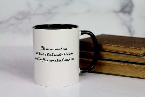 The Victor Hugo Mug - He Never Went Out Without a Book Under His Arm